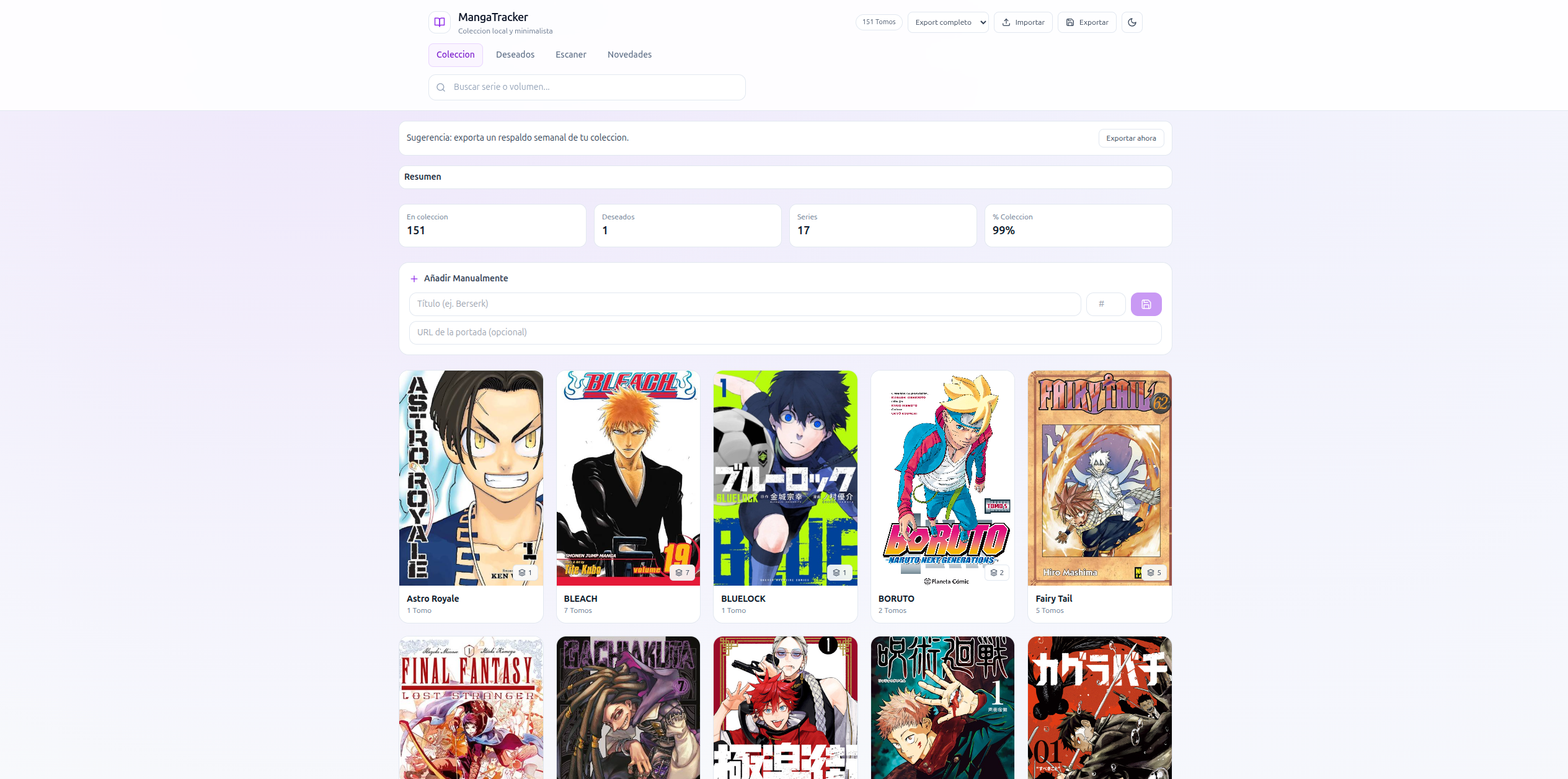 Manga Tracker